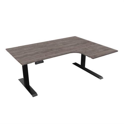 Radial Sit Stand Desk Right Handed