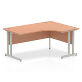 1600mm Right Crescent Desk Cantilever Leg