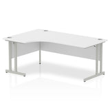 1800mm Left Crescent Desk Cantilever Leg