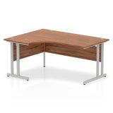 1600mm Left Crescent Desk Cantilever Leg
