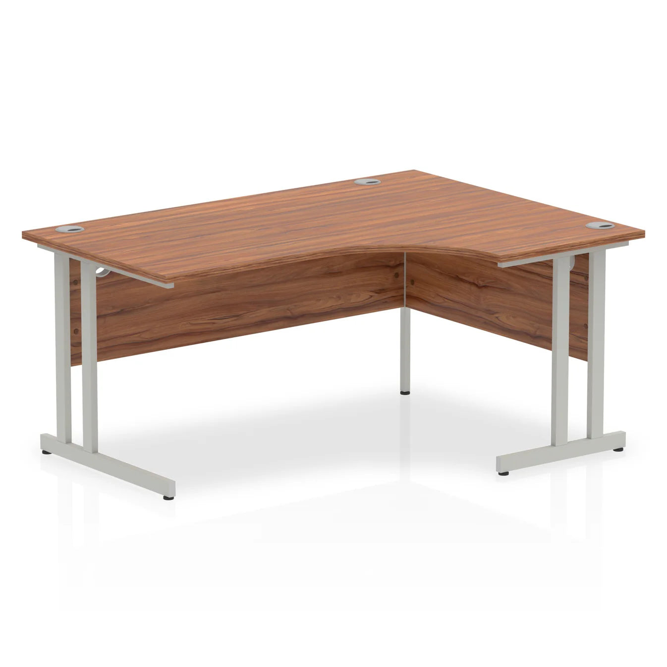 1600mm Right Crescent Desk Cantilever Leg