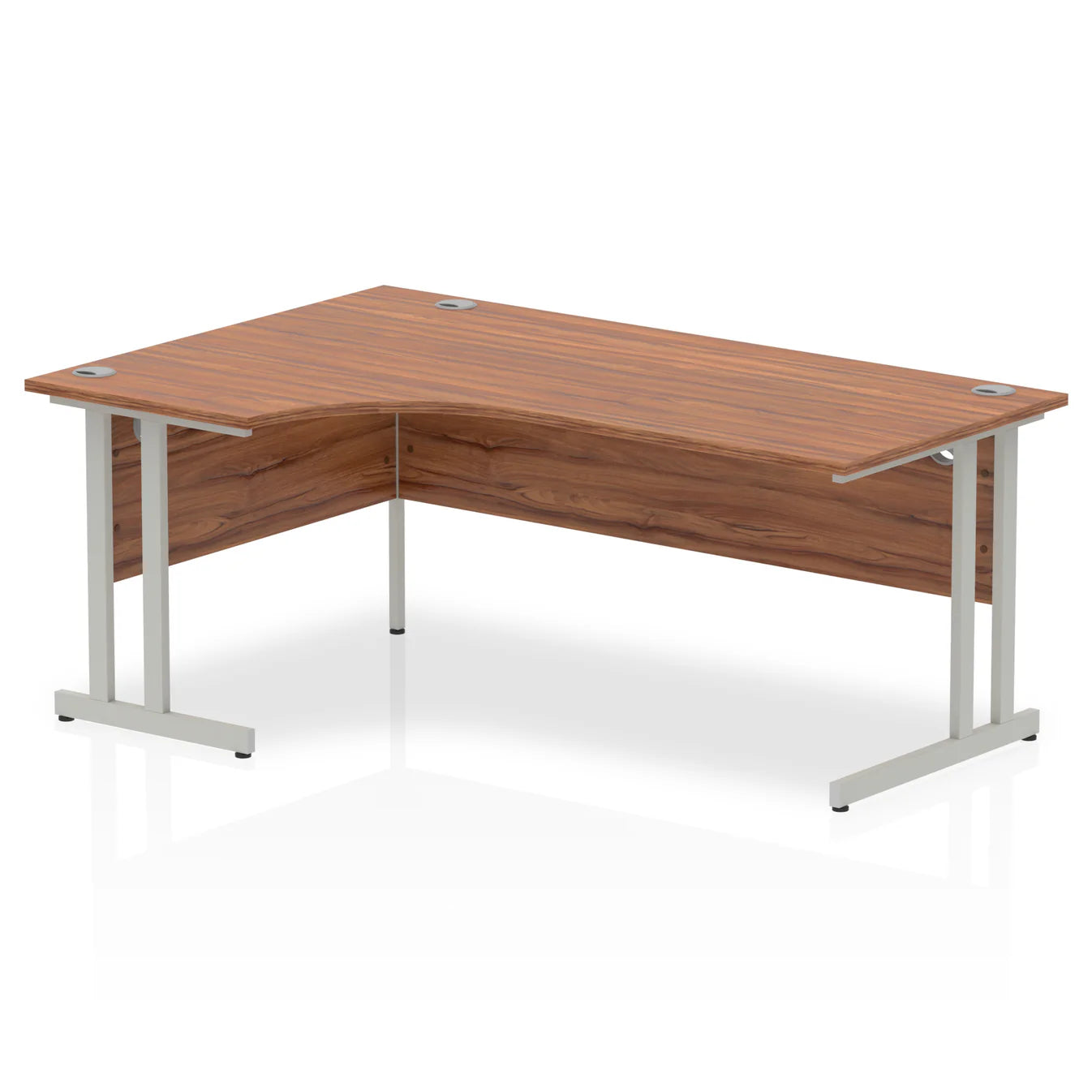 1800mm Left Crescent Desk Cantilever Leg