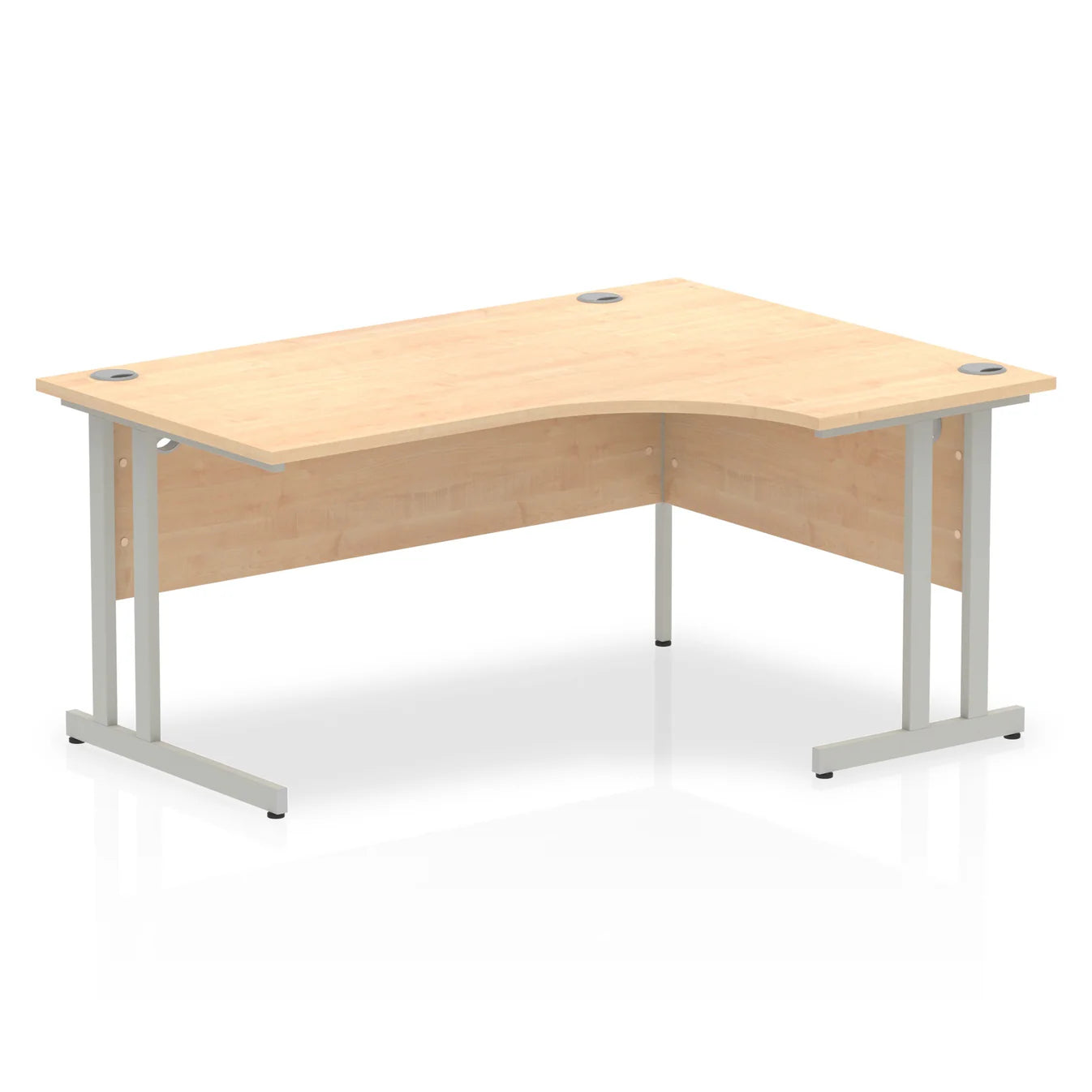 1600mm Right Crescent Desk Cantilever Leg