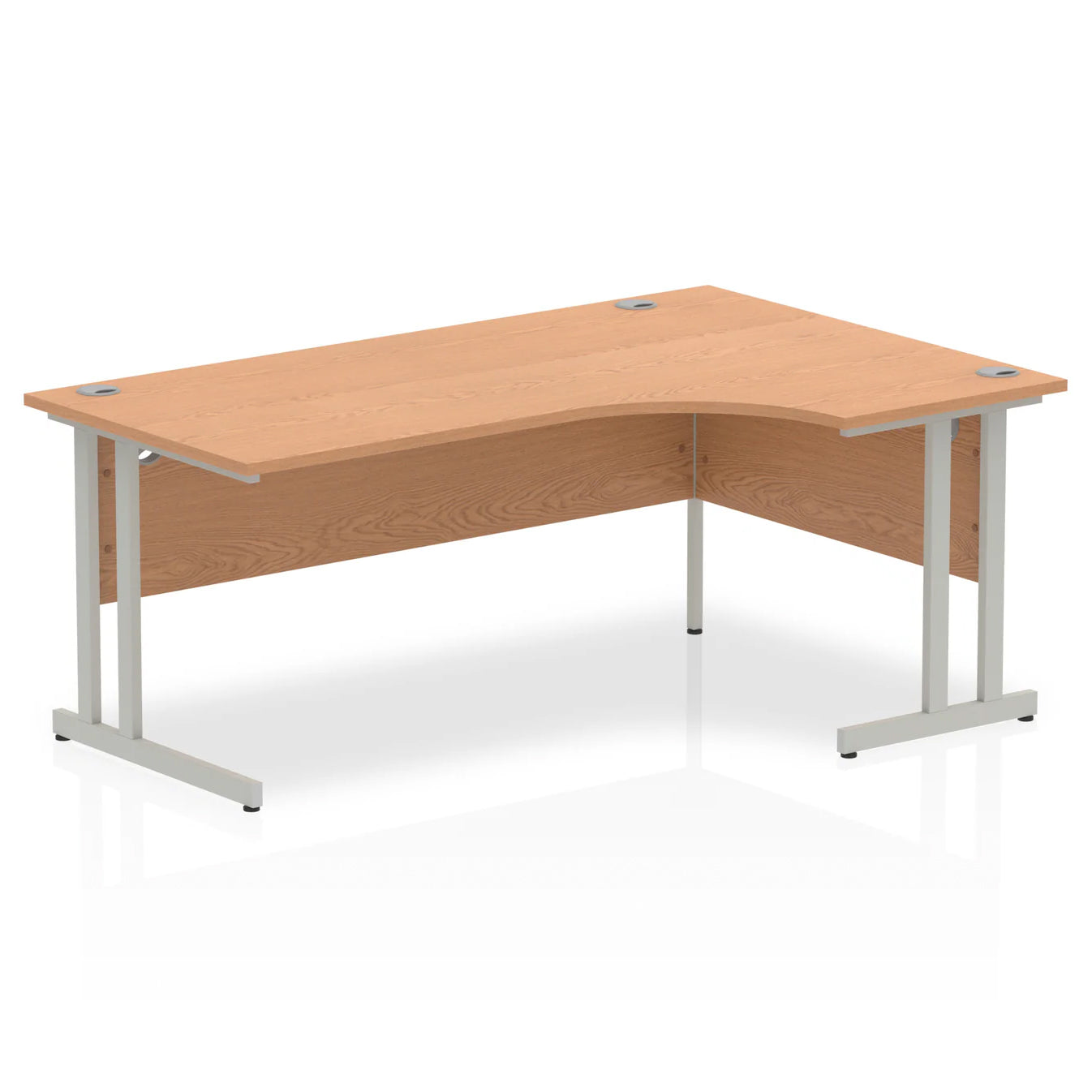1800mm Right Crescent Desk Cantilever Leg