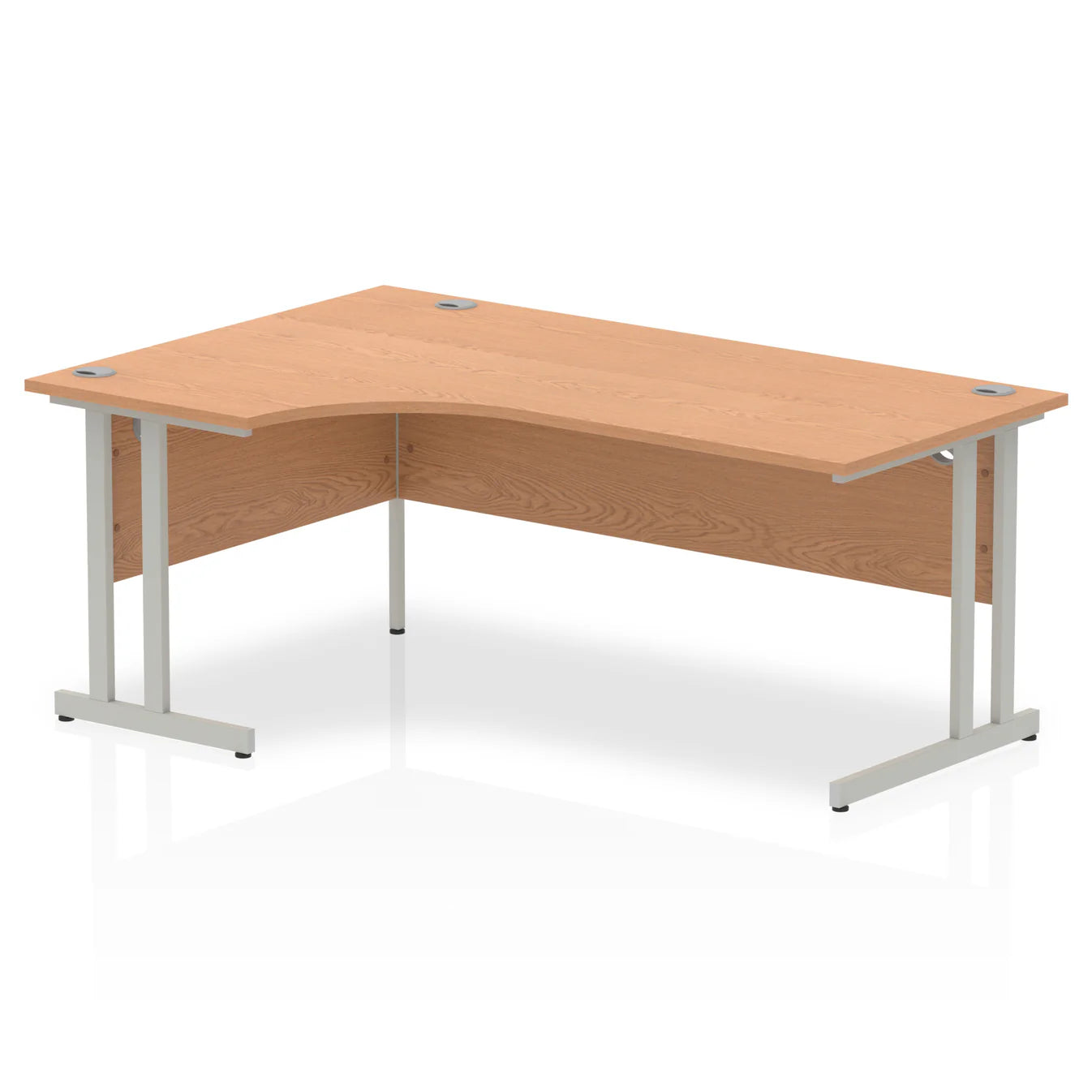 1800mm Left Crescent Desk Cantilever Leg