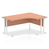 1600mm Right Crescent Desk Cantilever Leg