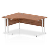 1600mm Left Crescent Desk Cantilever Leg
