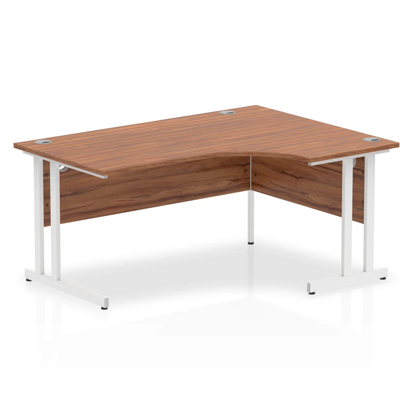 1600mm Right Crescent Desk Cantilever Leg