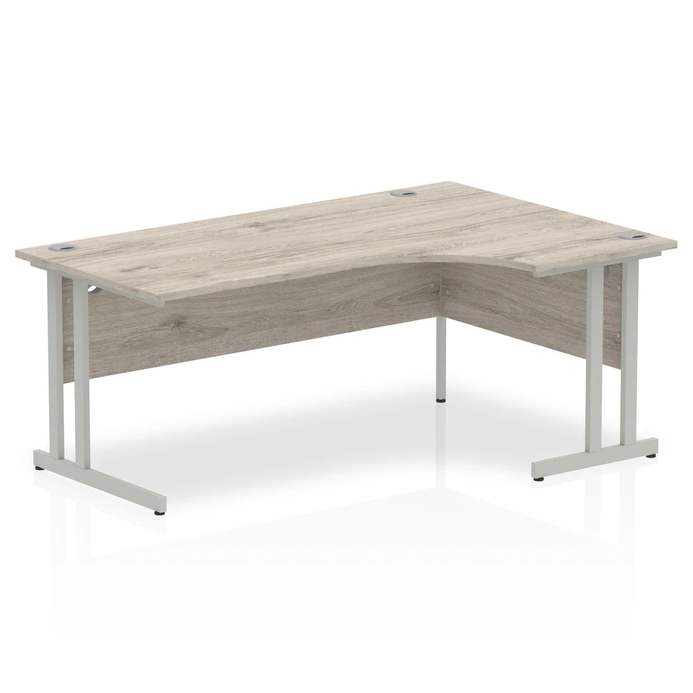 1800mm Right Crescent Desk Cantilever Leg