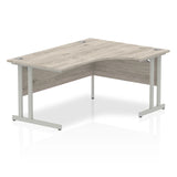 1600mm Right Crescent Desk Cantilever Leg