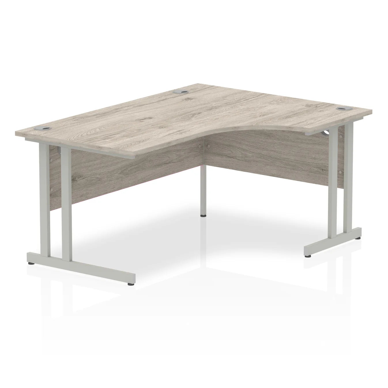 1600mm Right Crescent Desk Cantilever Leg