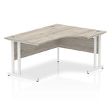 1600mm Right Crescent Desk Cantilever Leg