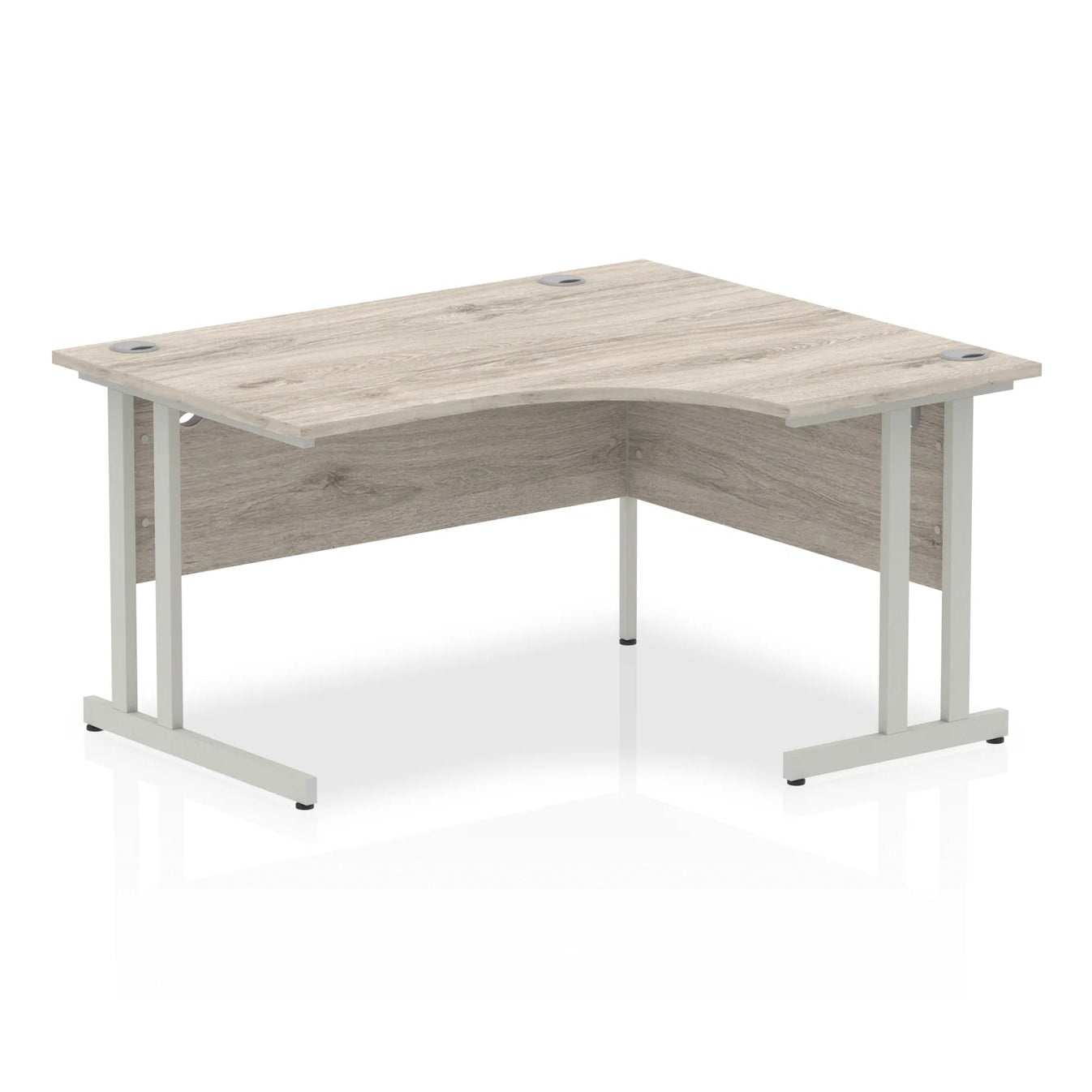 1400mm Right Crescent Desk Cantilever Leg