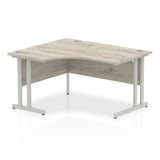 1400mm Left Crescent Desk Cantilever Leg