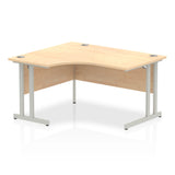 1400mm Left Crescent Desk Cantilever Leg