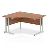 1400mm Left Crescent Desk Cantilever Leg