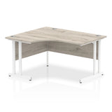 1400mm Left Crescent Desk Cantilever Leg