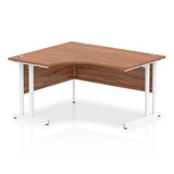 1400mm Left Crescent Desk Cantilever Leg