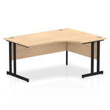 1600mm Right Crescent Desk Cantilever Leg