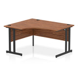 1400mm Left Crescent Desk Cantilever Leg