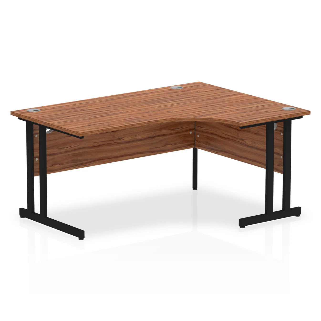 1600mm Right Crescent Desk Cantilever Leg