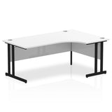 1800mm Right Crescent Desk Cantilever Leg