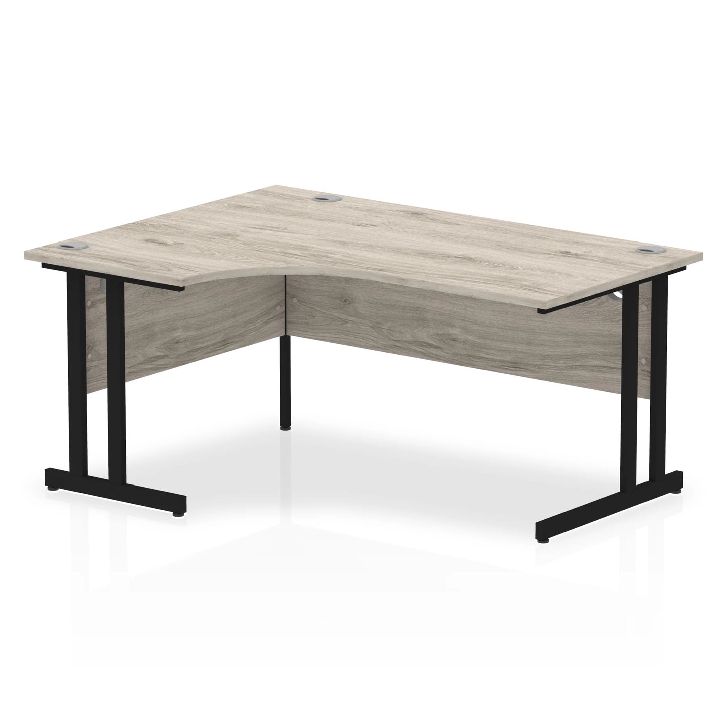 1600mm Left Crescent Desk Cantilever Leg