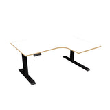 Radial Sit Stand Desk Right Handed