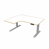 Radial Sit Stand Desk Left Handed