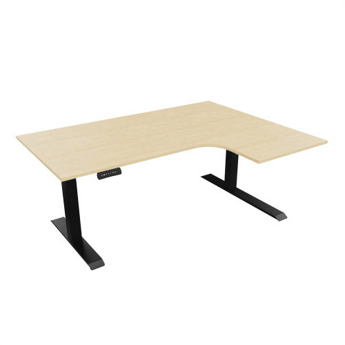 Radial Sit Stand Desk Right Handed