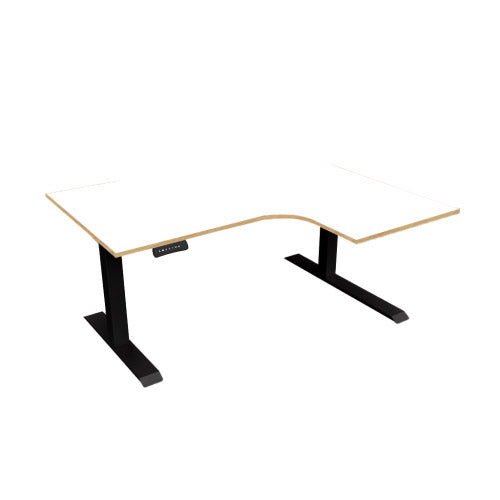 Radial Sit Stand Desk Right Handed