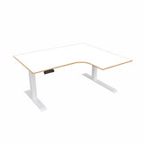 Radial Sit Stand Desk Right Handed