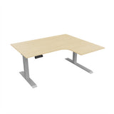 Radial Sit Stand Desk Right Handed