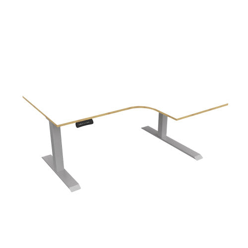 Radial Sit Stand Desk Right Handed