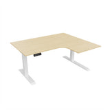 Radial Sit Stand Desk Right Handed