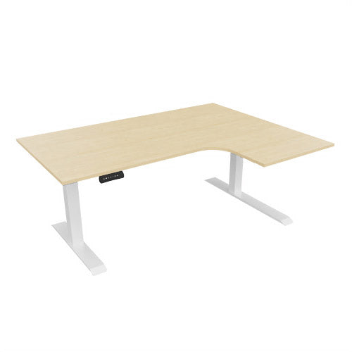 Radial Sit Stand Desk Right Handed