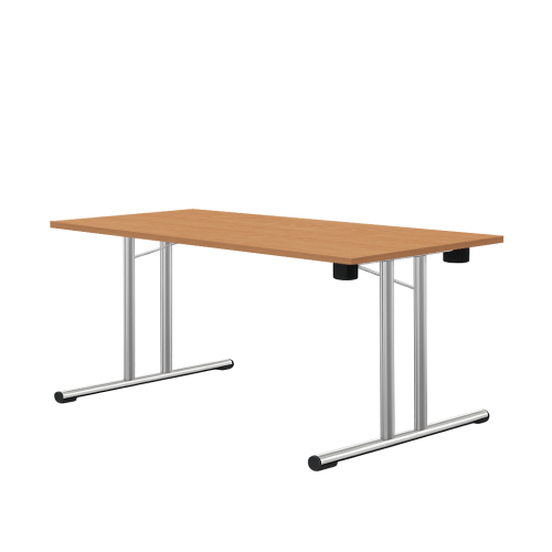 Folding Chrome Leg Table