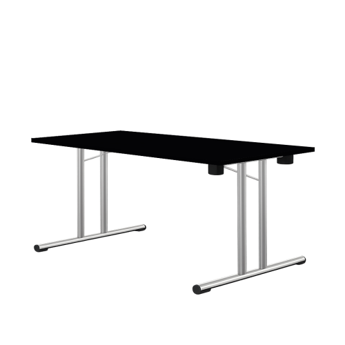 Folding Chrome Leg Table