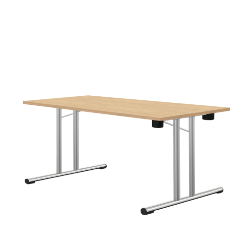 Folding Chrome Leg Table