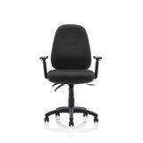 Meyer Operator Chair with Seat Slide Black Fabric