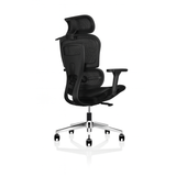 Rolleston Mesh Back Operator chair with Headrest and Black Mesh Seat