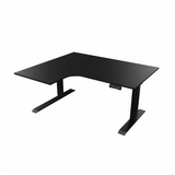 Radial Sit Stand Desk Left Handed