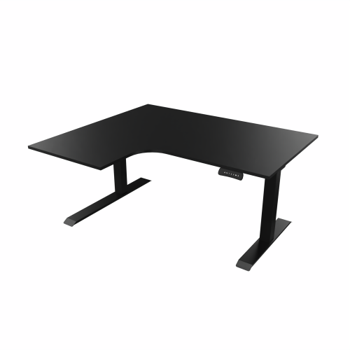 Radial Sit Stand Desk Left Handed
