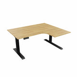 Radial Sit Stand Desk Right Handed