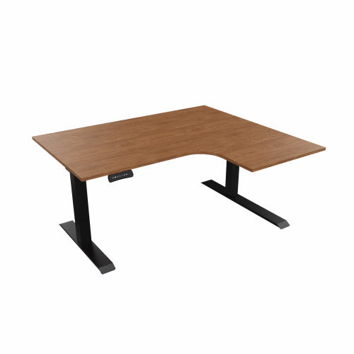 Radial Sit Stand Desk Right Handed