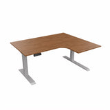 Radial Sit Stand Desk Right Handed