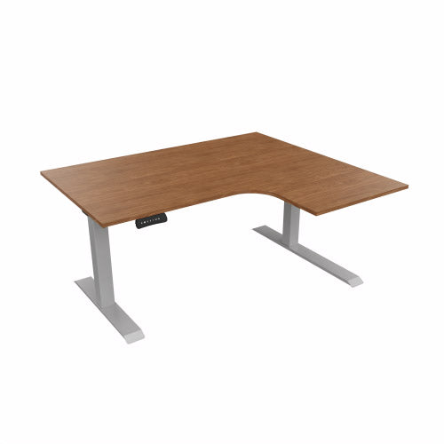 Radial Sit Stand Desk Right Handed