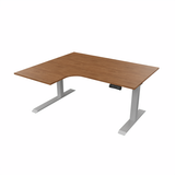 Radial Sit Stand Desk Left Handed