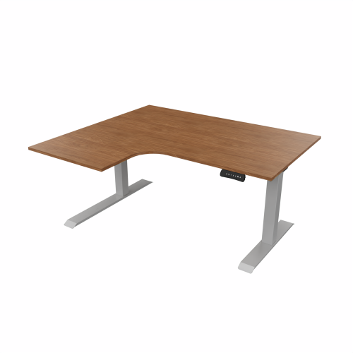 Radial Sit Stand Desk Left Handed