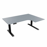 Radial Sit Stand Desk Right Handed